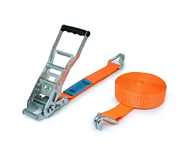 Alle spanbanden 50mm Spanband - ERGO 5T - 9m - 50mm - 2-delig met spitshaken - Oranje - STF500