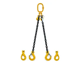 Hijsketting 2-sprongen G8 Hijsketting - 1,6t - 6mm - 2-sprong - Met inkorthaken - G8 - Kies uw haken Hijsketting 2-sprongen G8 Hijsketting - 1,6t - 6mm - 2-sprong - Met inkorthaken - G8 - Kies uw haken
