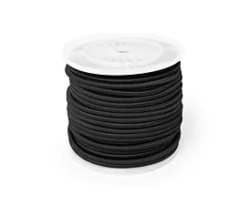 Elastiek - 10mm Elastiek op rol (10mm) - 80m - Zwart