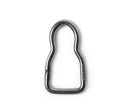 Alle RVS hardware Ring - Flesvorm - 30mm - RVS