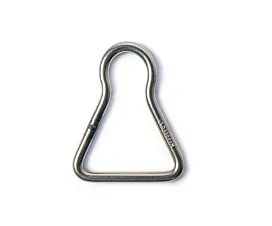 Alle RVS hardware Ring  - Sleutelgatvorm - 50mm - RVS