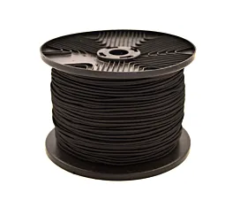 Elastiek - 8mm Elastiek op rol (8mm) - 100m - Zwart