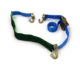 Autotransport - 2/3-delig Autospanband -   50mm - 5T - 2,2m+0,3m - Draaihaken + Beschermhoes