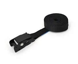 Zwart - Eindloos Spanband - 500kg - 25mm - 1-delig - Klemgesp - Zwart + Eigen label