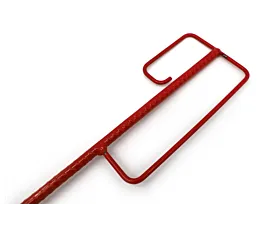 Alle Netten & Dekzeilen (Agro) Grondpen voor afbakeningsnetten - 1,25m - Rood - 10st.