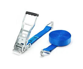 5T - Ergo Spanband - ERGO 5T - Eco - 9m - 50mm - 2-delig met spitshaken - Blauw - STF450 5T - Ergo Spanband - ERGO 5T - Eco - 9m - 50mm - 2-delig met spitshaken - Blauw - STF450