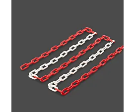 Alle signalisatiemateriaal Signalisatieketting - 8mm - Rood/Wit - 25m